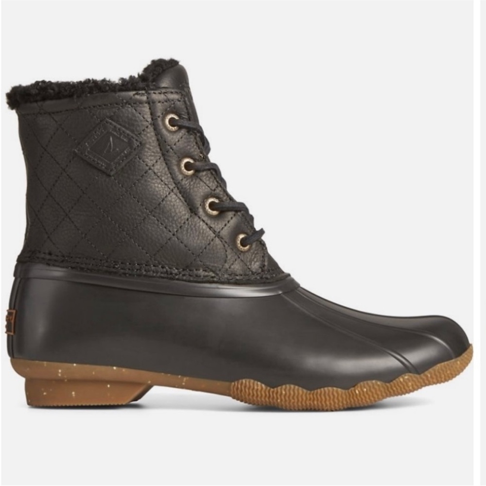 Sperry Saltwater Winter Luxe Leather Duck Boot